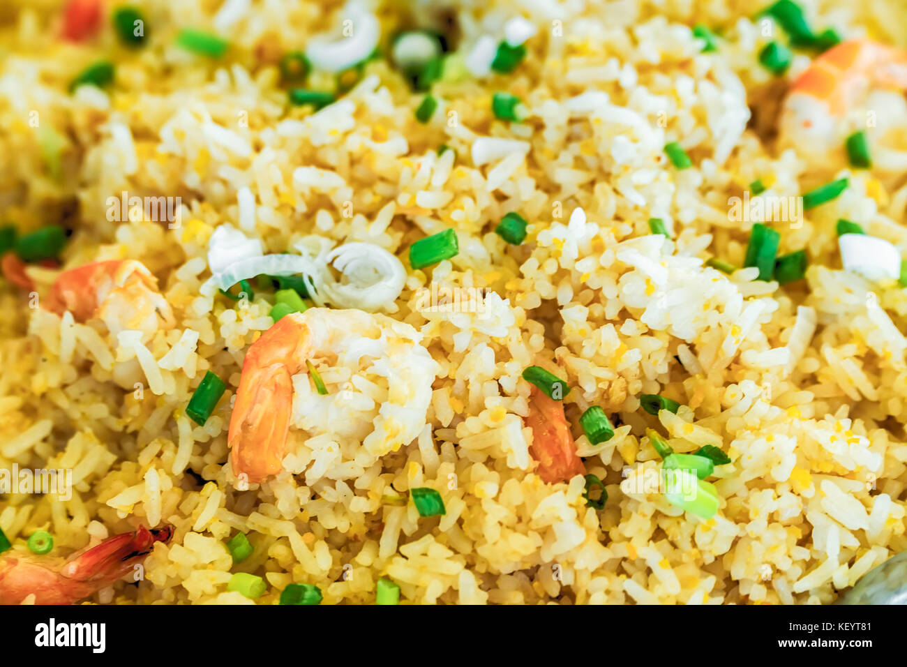 Shrimp fried rice in dish Stock Photo - Alamy