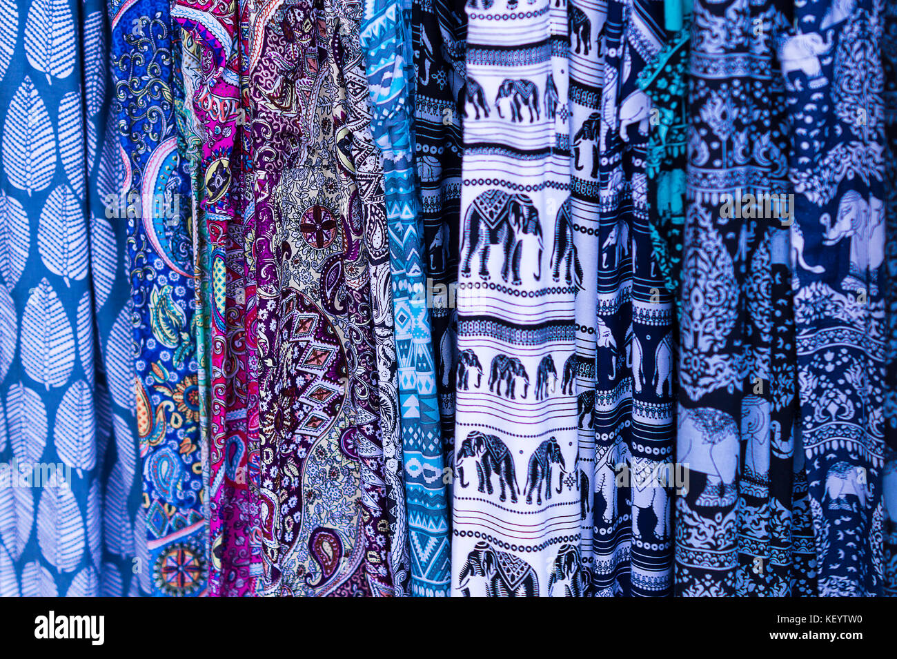 Colorful Textile Stock Photo