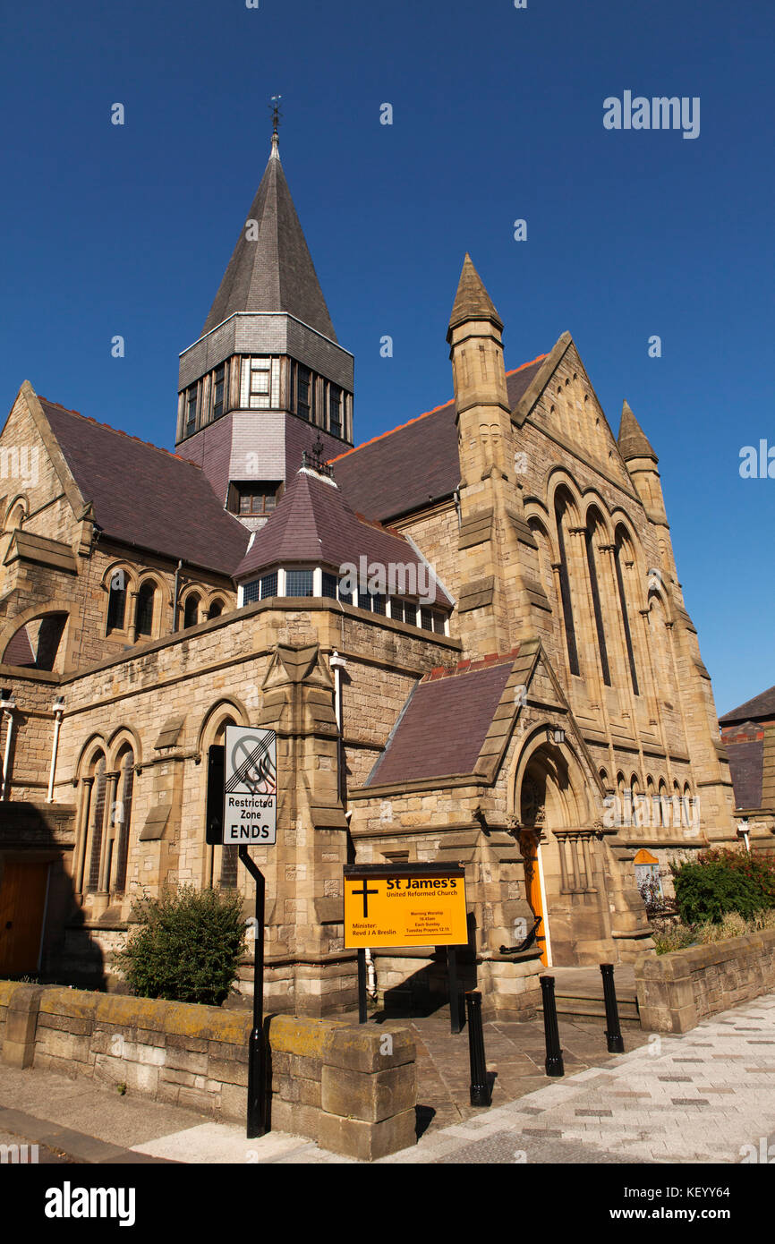 St James's Church in NewcastleuponTyne, England. The Grade II Listed