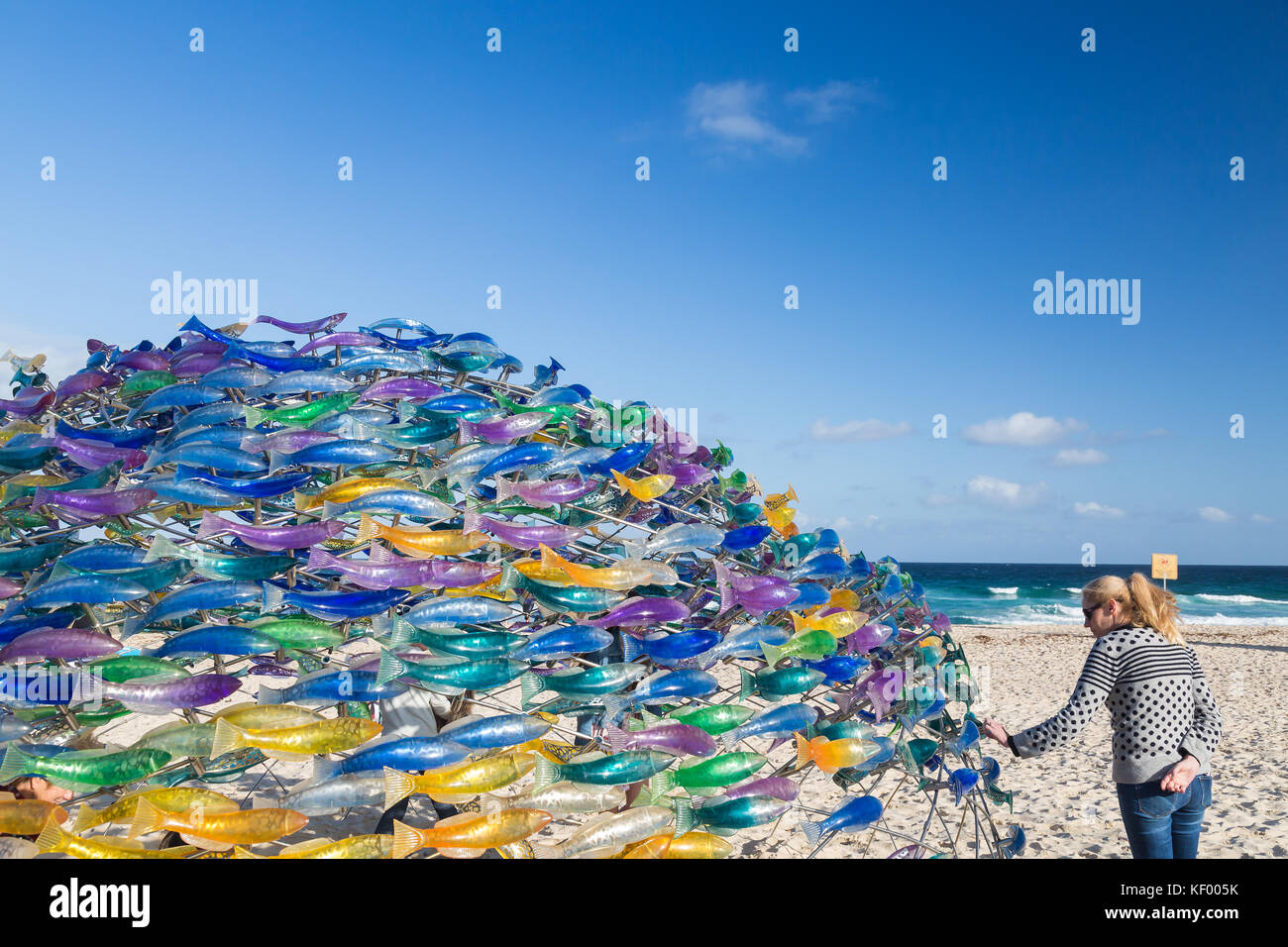 Sculpture by the Sea, Bondi Beach to Tamarama Beach, Sydney, Australia. Sculpture Piece by B