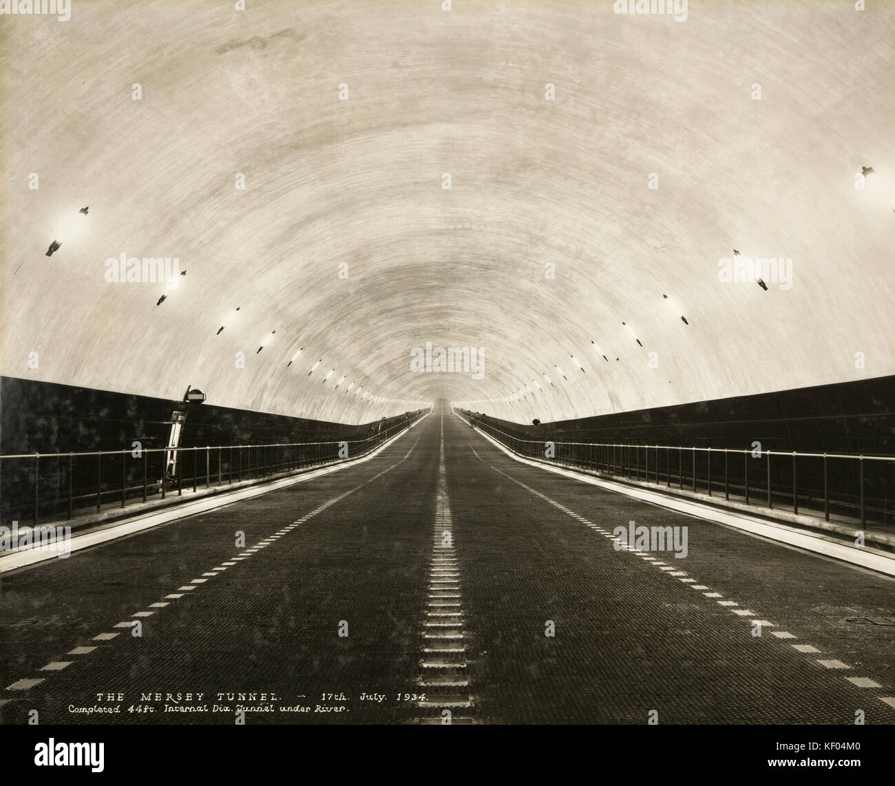 The Mersey Tunnel, Liverpool, 17 July 1934. Stewart Bale Ltd Was ...