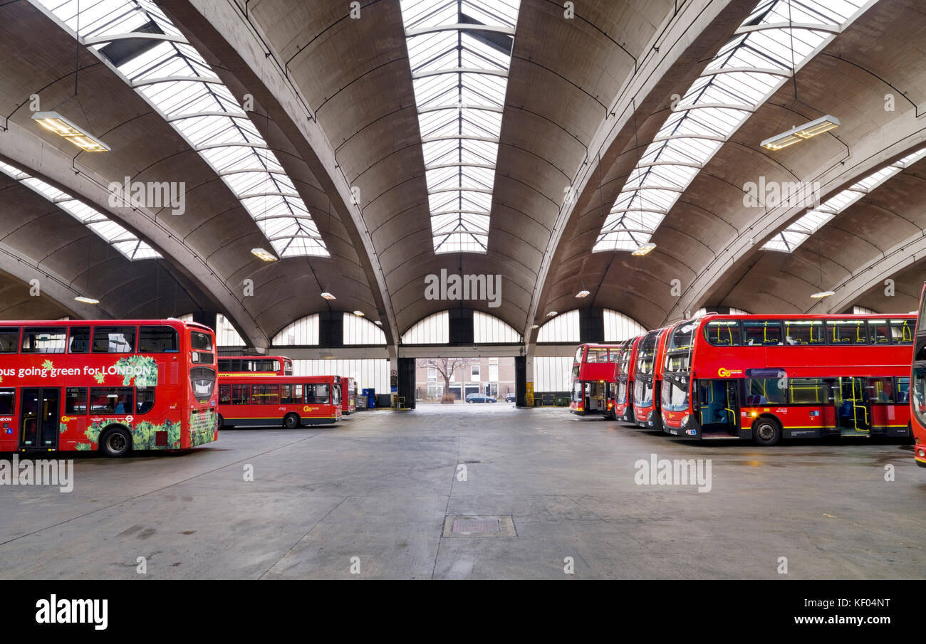 Stockwell Bus Garage Binfield Road Stockwell London 1952 3 By Adie 