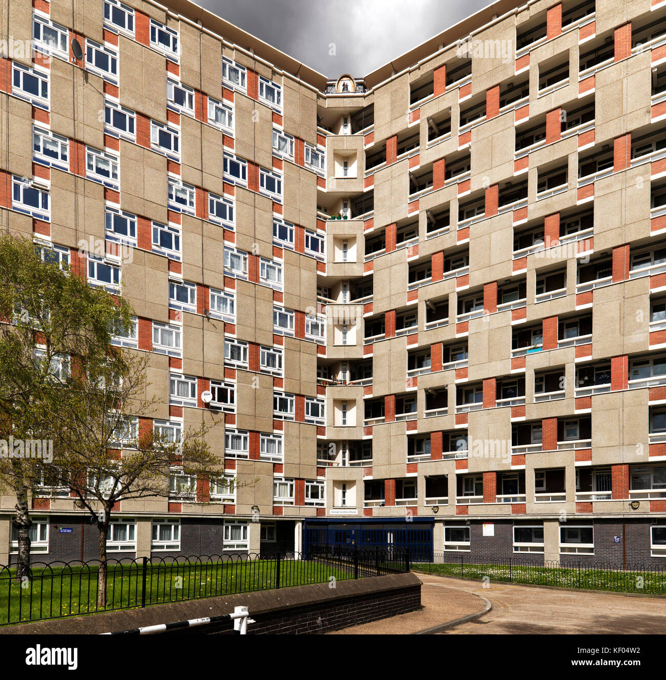 Dorset Estate, Diss Street, Tower Hamlets, London. General view of