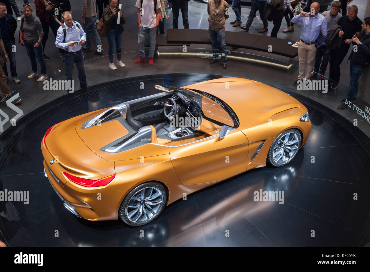 Frankfurt, Germany - Sep 20, 2017: New BMW Z4 Roadster concept ...