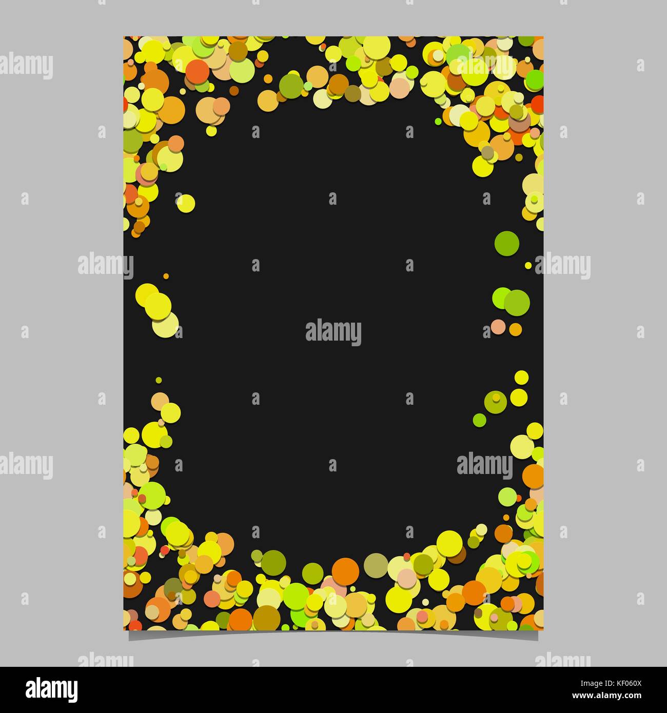 Color abstract random dot pattern card background template - vector ...