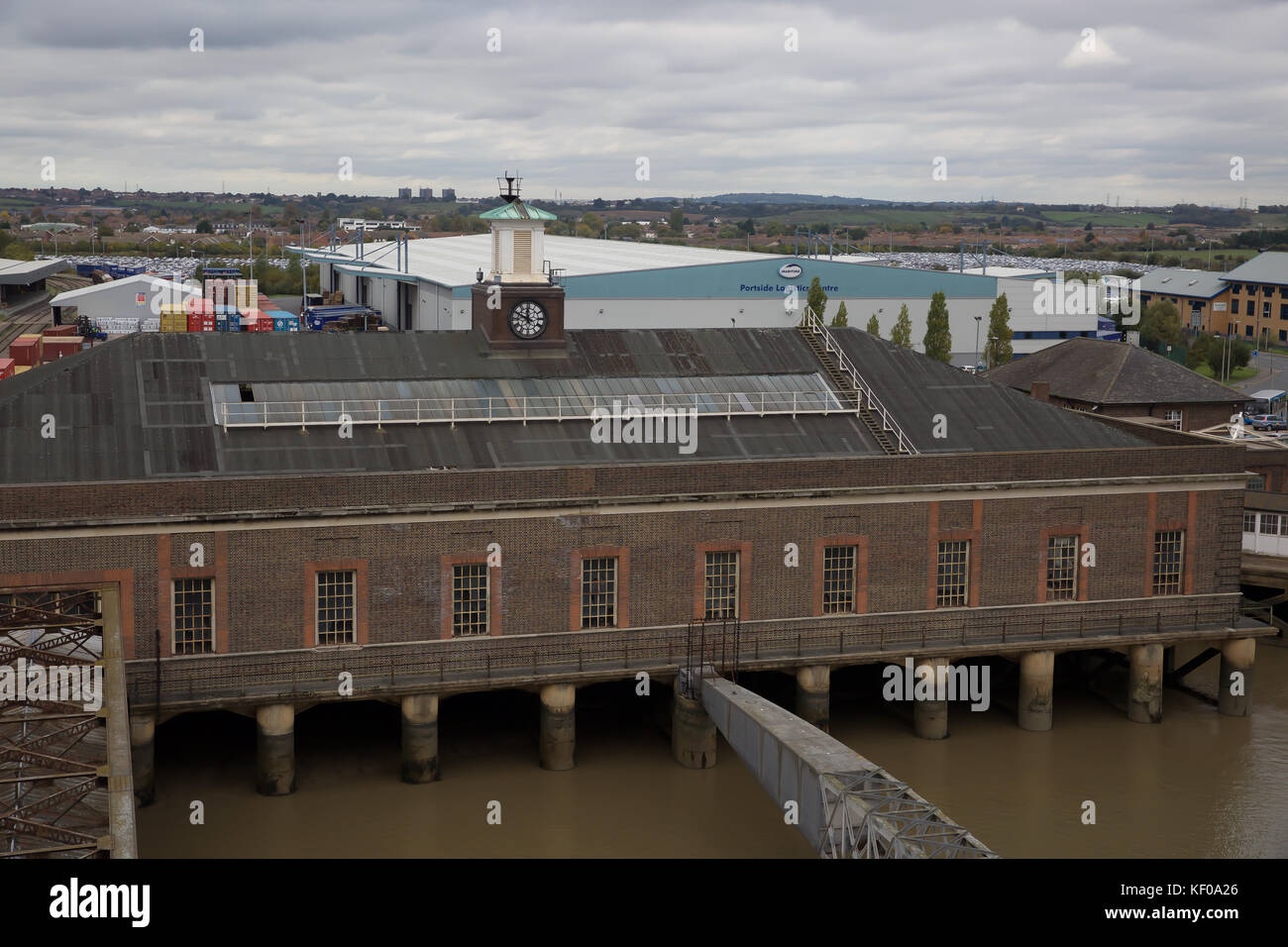 London International Cruise Terminal building in Tilbury UK Stock Photo