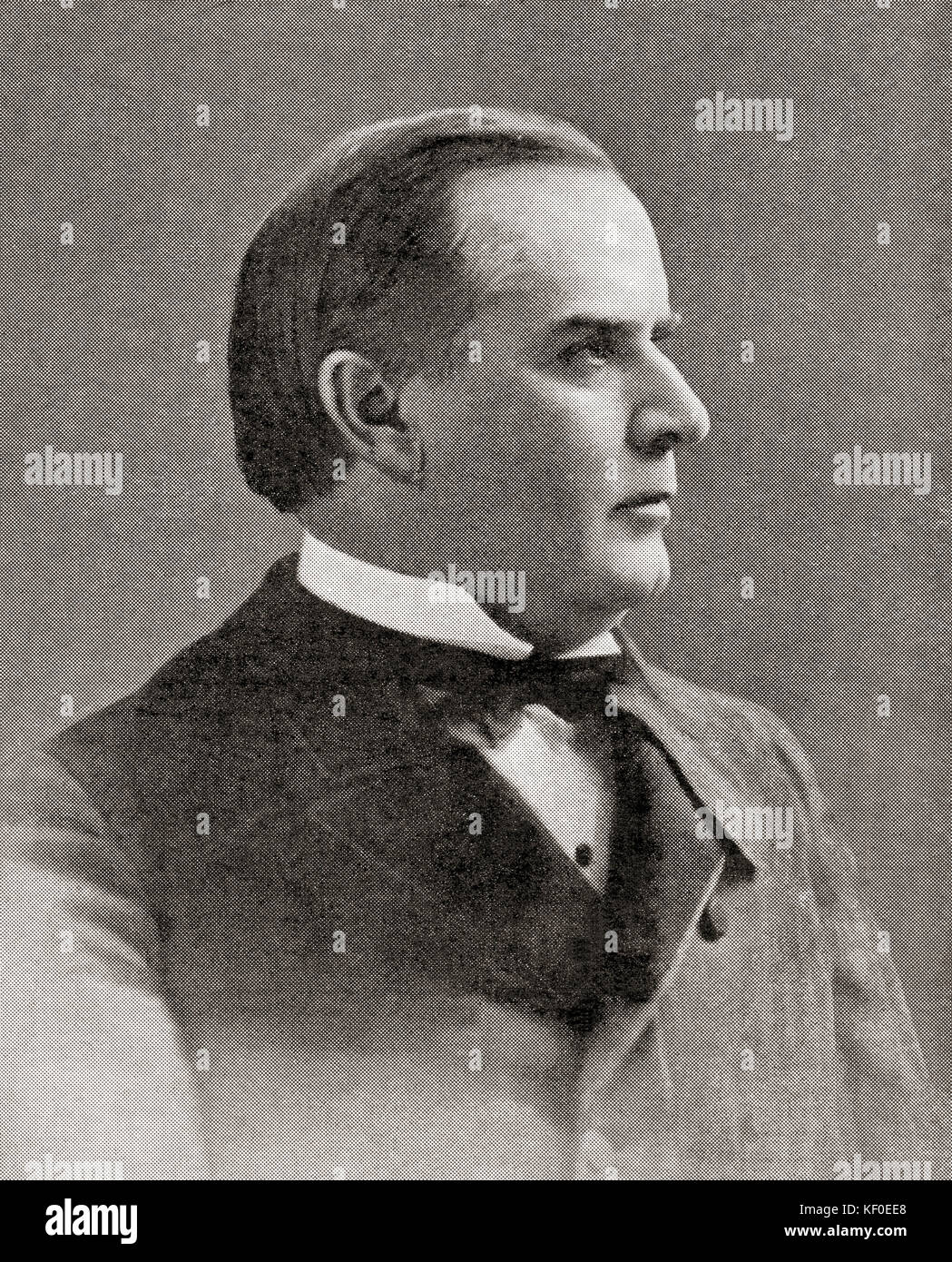 William McKinley, 1843 – 1901.  25th President of the United States of America.  From Hutchinson's History of the Nations, published 1915. Stock Photo