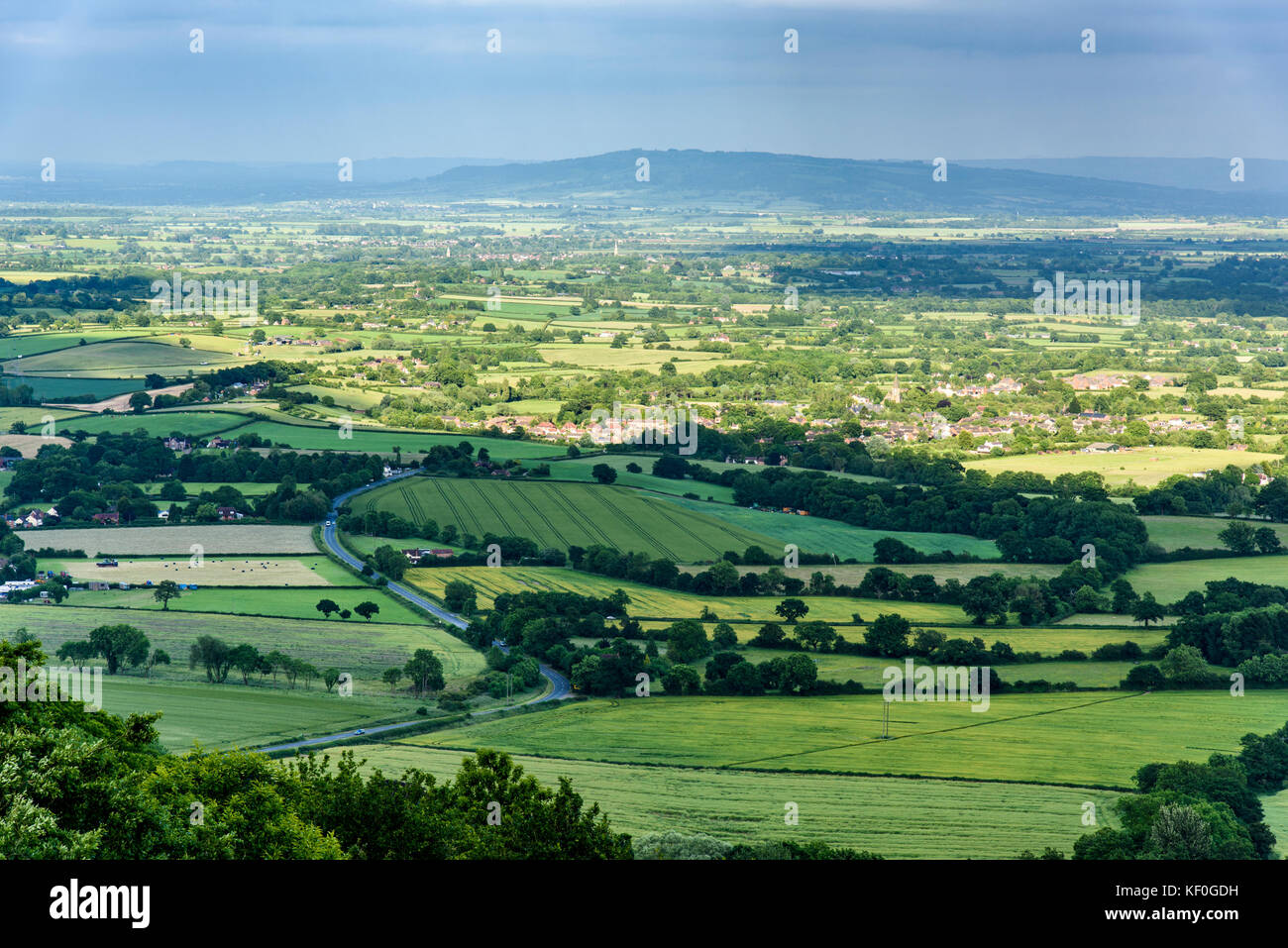 View from Malvern Hills, Malvern, Worcestershire Stock Photo Alamy