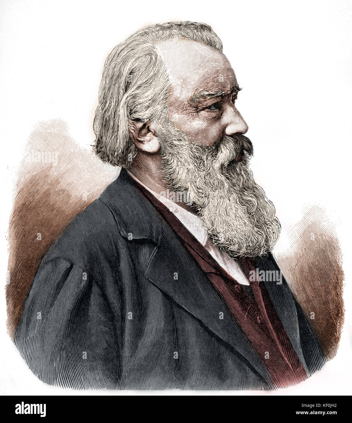 Johannes Brahms portrait German composer 7 May 1833 3 April 1897