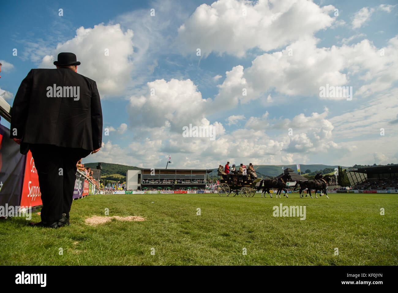 Judges at the Royal Welsh Agricultural Show, the largest annual event