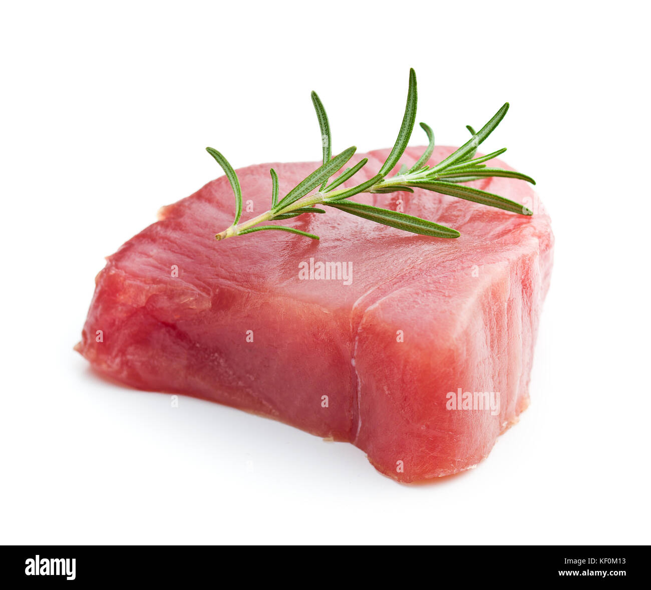 https://c8.alamy.com/comp/KF0M13/fresh-raw-tuna-steak-and-rosemary-isolated-on-white-background-KF0M13.jpg