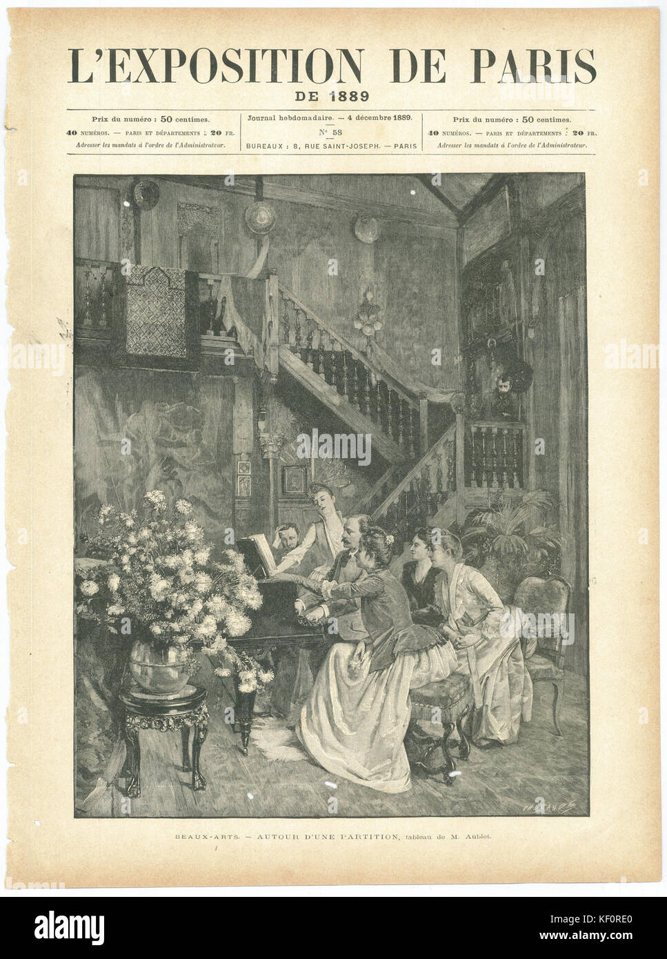 L'Exposition de Paris de 1889 No58 page 137 Stock Photo - Alamy