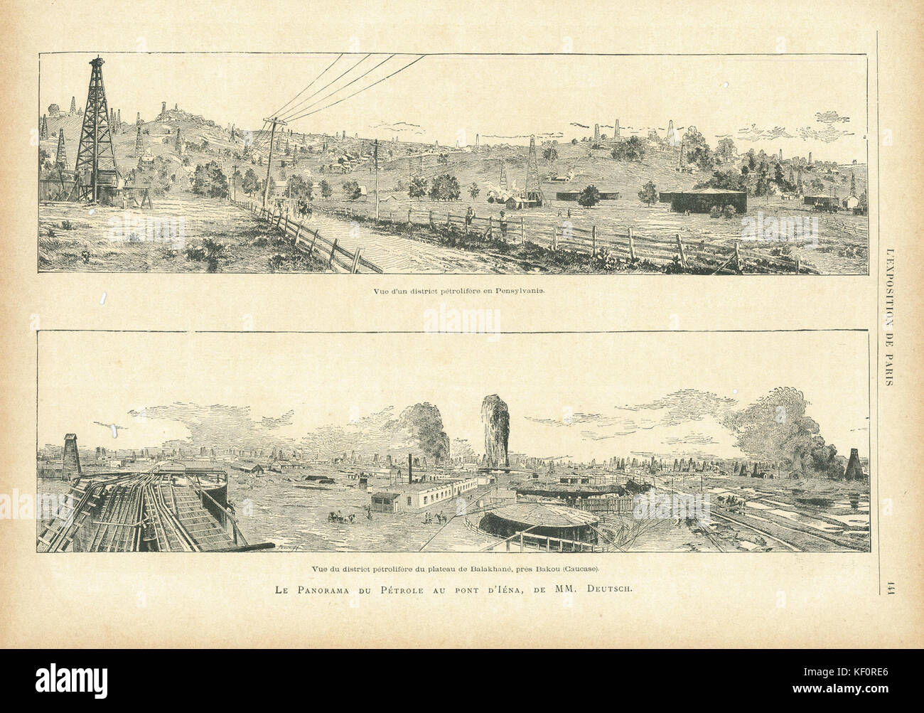 L'Exposition de Paris de 1889 No58 page 141 Stock Photo