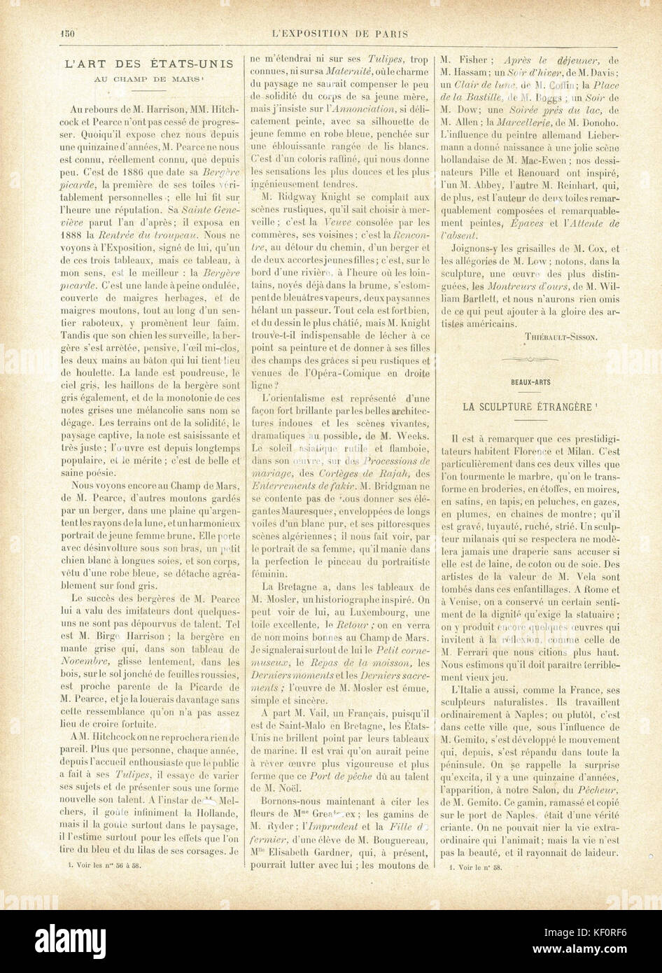 L'Exposition de Paris de 1889 No59 page 150 Stock Photo - Alamy