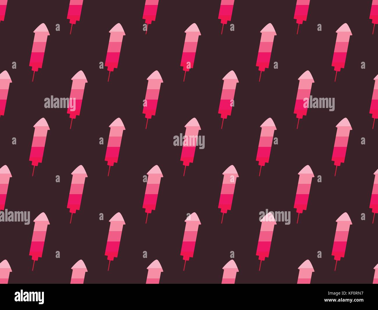 Fireworks rocket seamless pattern. Festive background, shades of red ...