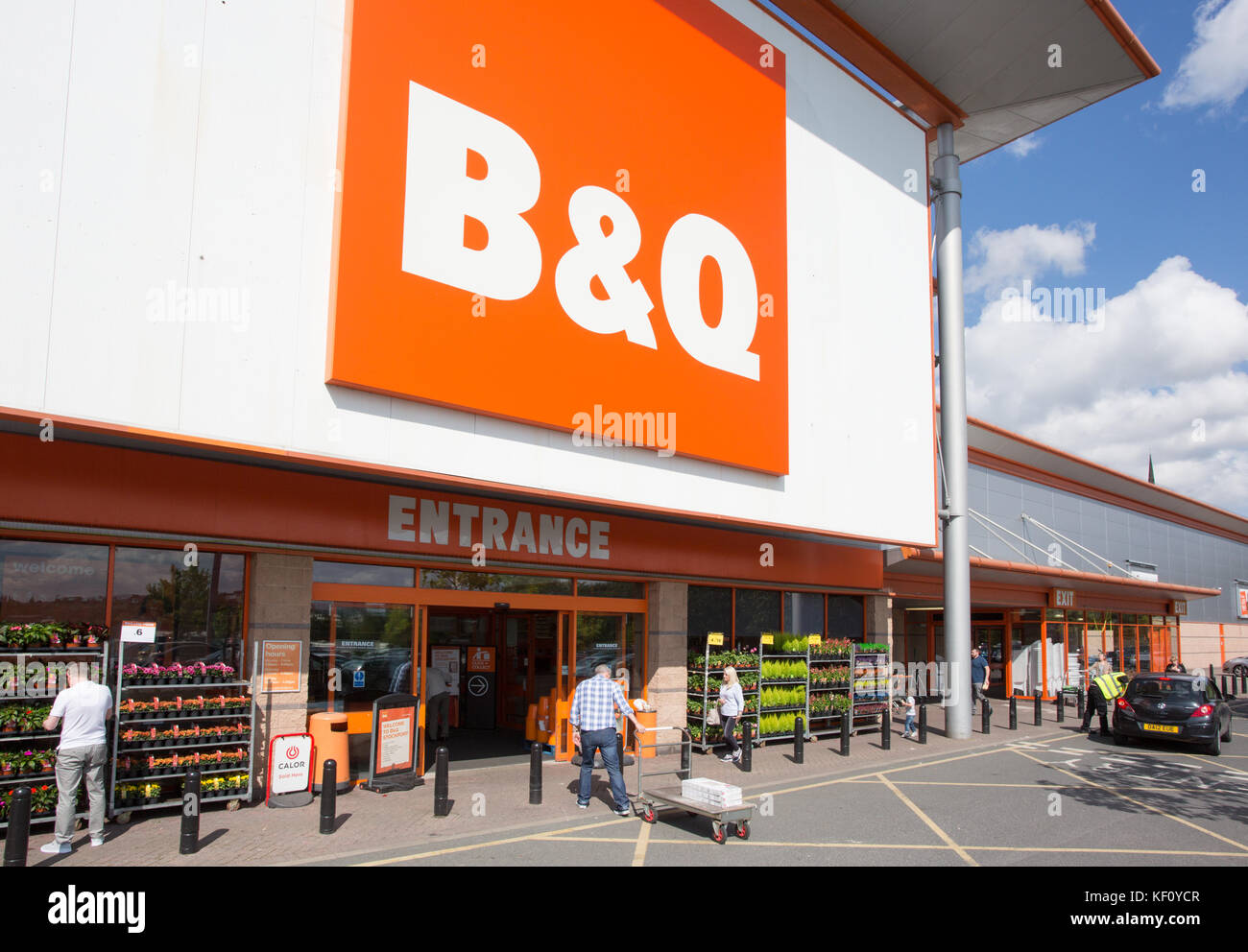 B&Q store, Stockport Stock Photo