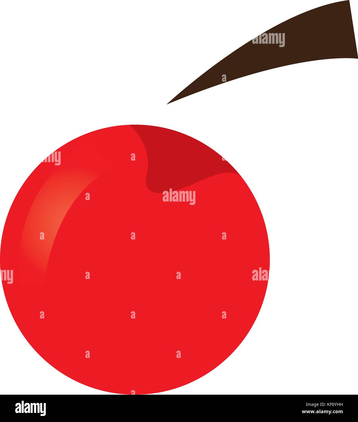 Isolated cherry icon Stock Vector Image & Art - Alamy