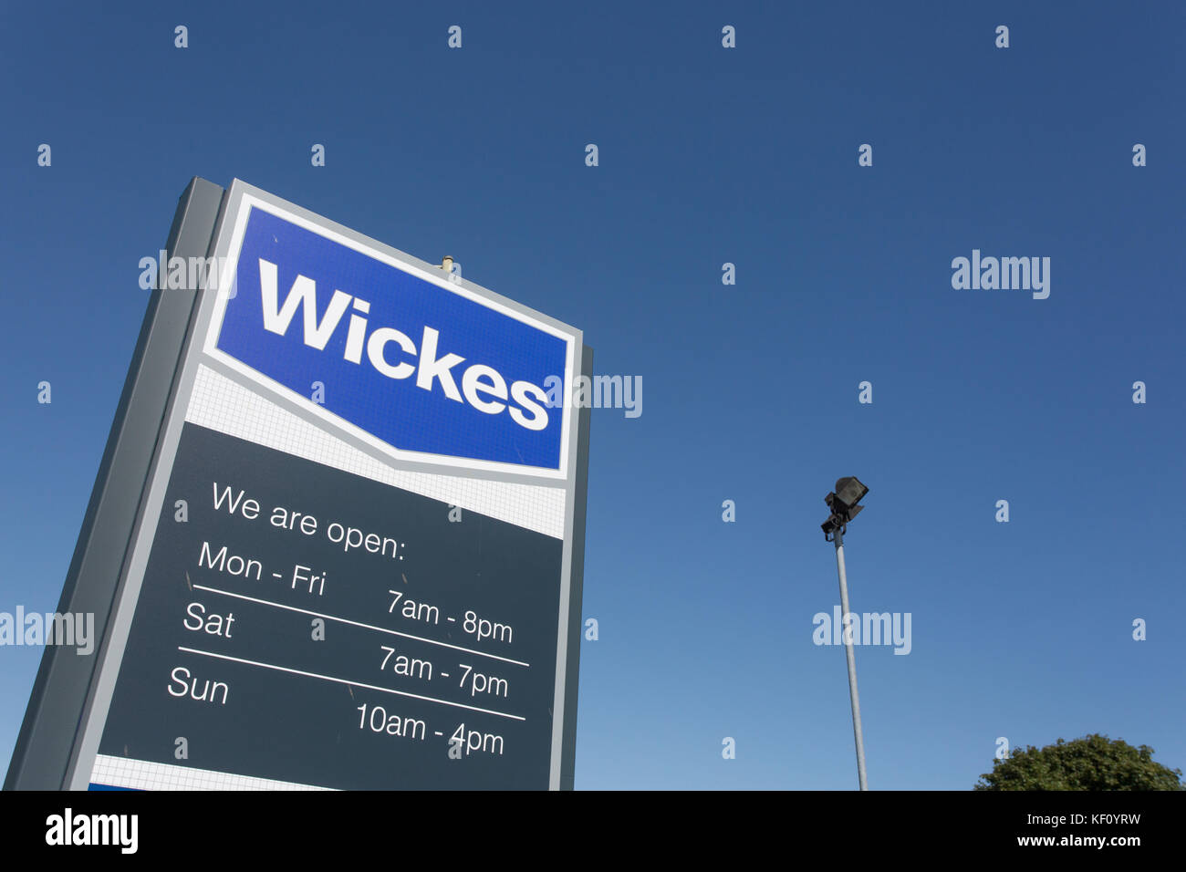 Wickes signage Stock Photo Alamy