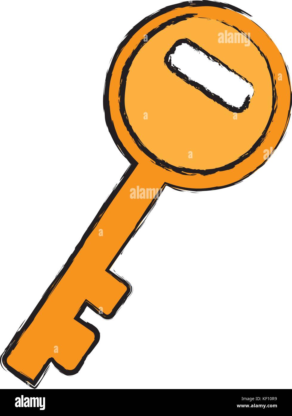 key icon over white background vector illustration Stock Vector Image ...