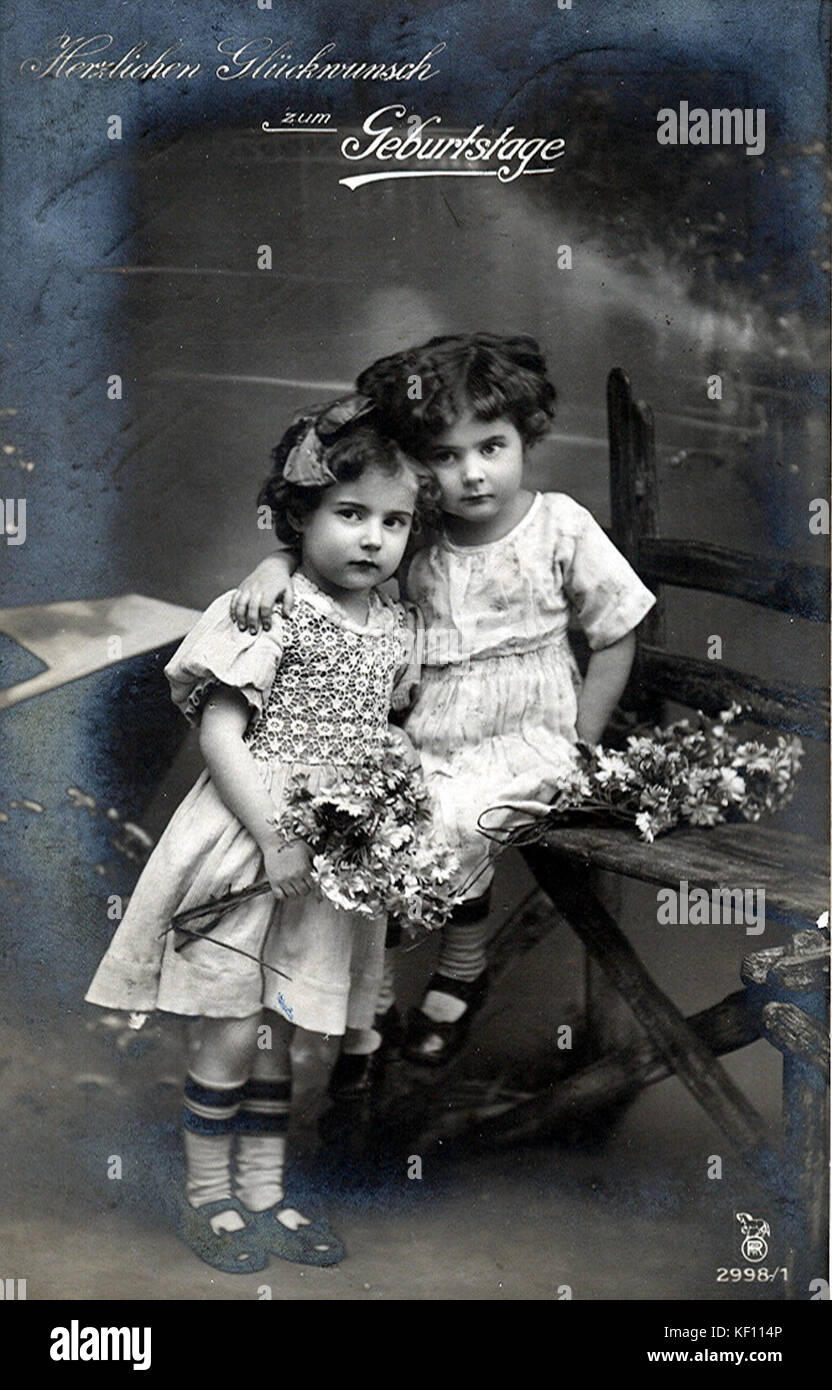 Vintage Geburtstagskarte High Resolution Stock Photography And Images Alamy