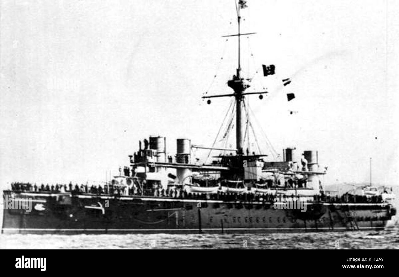 Italian battleship Lepanto Stock Photo Alamy