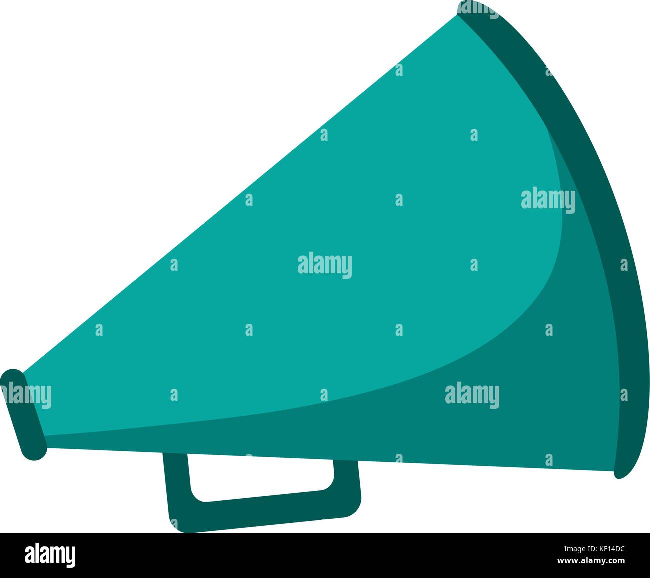 megaphone icon over white background vector illustration Stock Vector ...