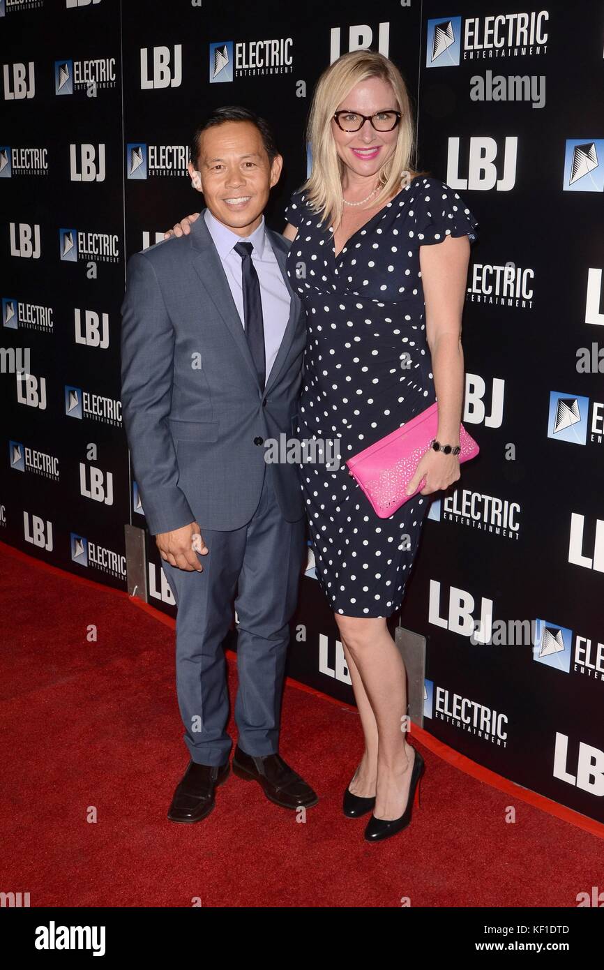 Ernie Reyes, Lisa Reyes at arrivals for LBJ Premiere, ArcLight ...