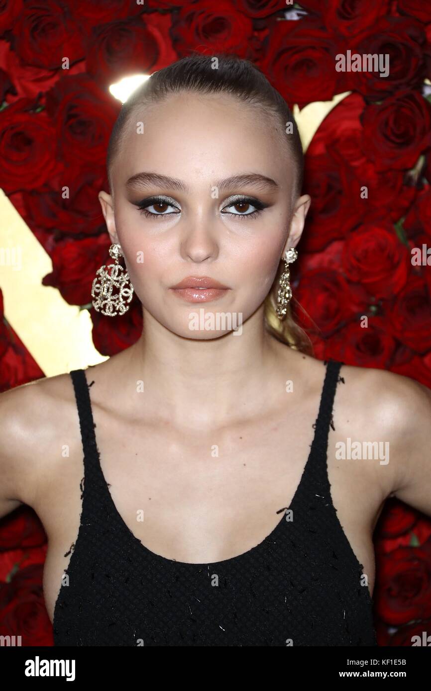 New York, NY, USA. 24th Oct, 2017. Lily-Rose Depp at arrivals for