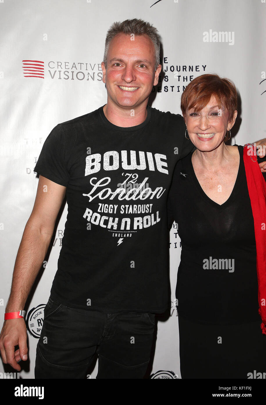 Santa Monica, California, USA. 24th Oct, 2017. 24 October 2017 - Santa Monica, California - Joe Sumner, Kathy Eldon. ''The Journey is the Destination'' Los Angeles Premiere held at Laemmle Monica Film Center. Photo Credit: F. Sadou/AdMedia Credit: F. Sadou/AdMedia/ZUMA Wire/Alamy Live News Stock Photo