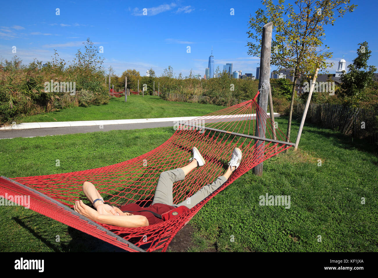 Hammocks governor's island hires stock photography and images Alamy