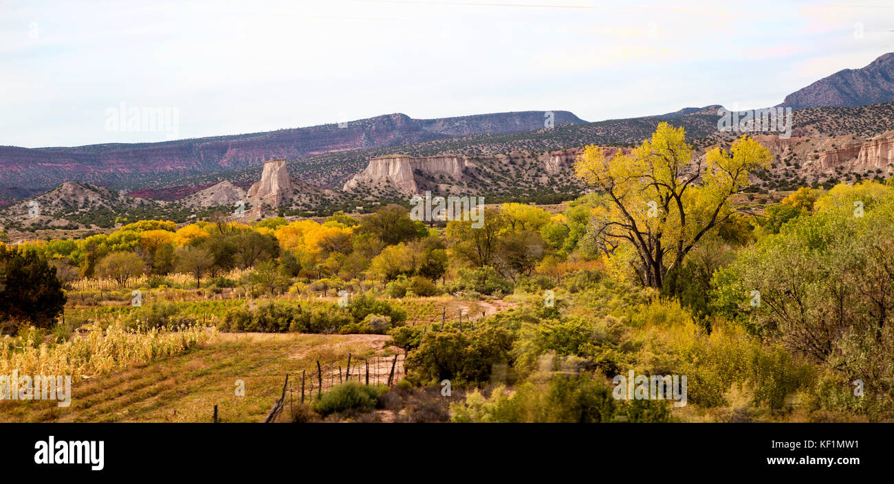 Jemez Mountain Trail National Scenic Byway in New Mexico Stock Photo