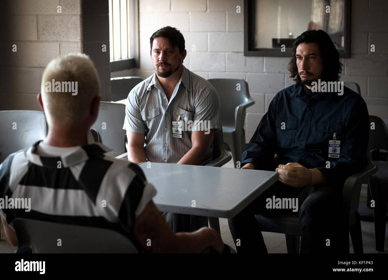 Logan Lucky is an upcoming 2017 American comedy film directed by Steven Soderbergh from a screenplay by Rebecca Blunt. It features an ensemble cast consisting of Adam Driver, Channing Tatum, Seth MacFarlane, Daniel Craig, Katie Holmes, Hilary Swank, Katherine Waterston, Sebastian Stan, and Jesco White.  This photograph is for editorial use only and is the copyright of the film company and/or the photographer assigned by the film or production company and can only be reproduced by publications in conjunction with the promotion of the above Film. A Mandatory Credit to the film company is require Stock Photo