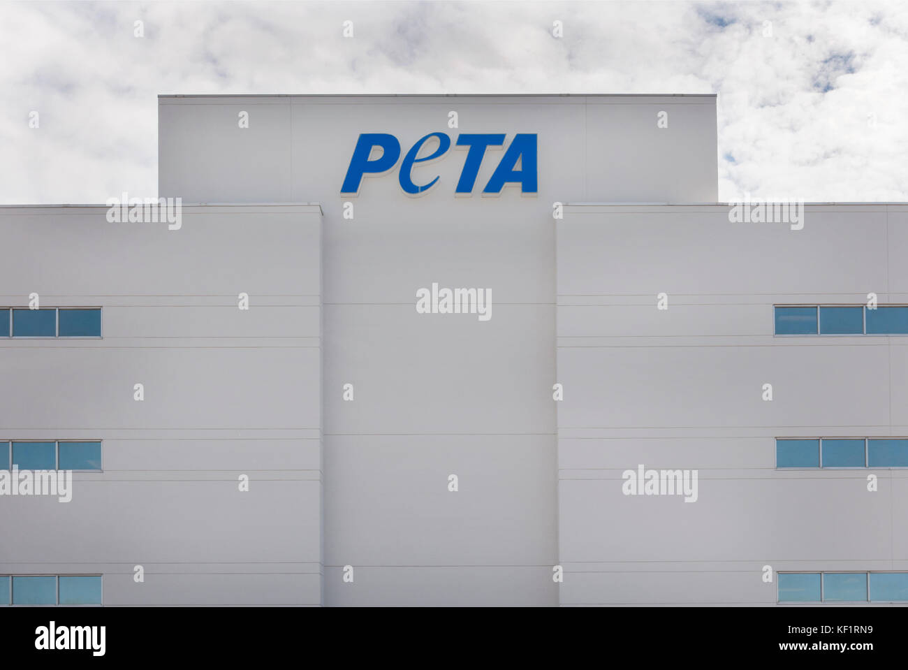 PETA headquarters Norfolk Virginia Stock Photo