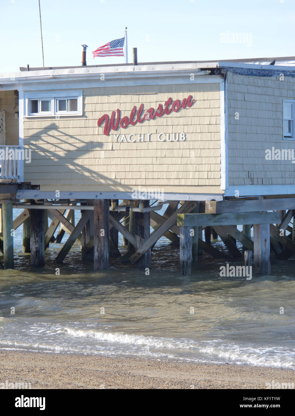 Wollaston Yacht Club in Quincy Massachusetts Stock Photo Alamy