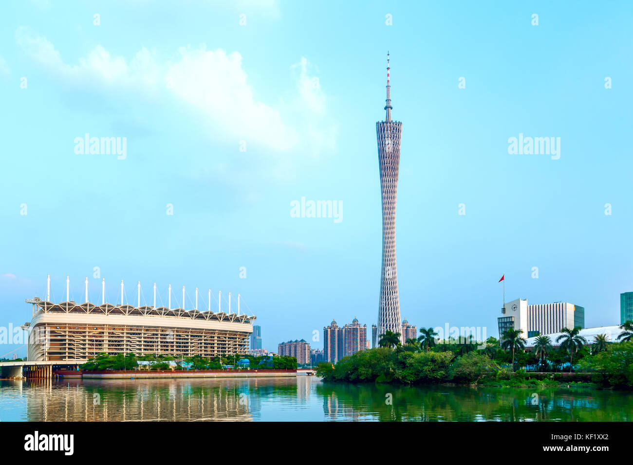 Urban landscape of Guangzhou, China Stock Photo