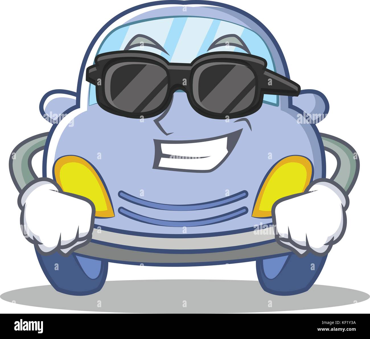 Super cool cute car character cartoon Stock Vector Image & Art - Alamy