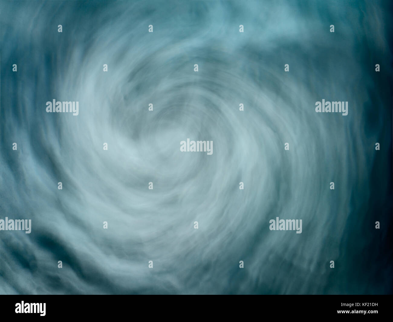 Water - Vortex - Whirlpool - Maelstrom Spinning underwater vortex against  white background Stock Photo