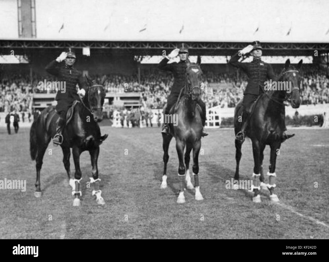 Nederlandse landenteam eventing Olympische Spelen 1928 Stock Photo