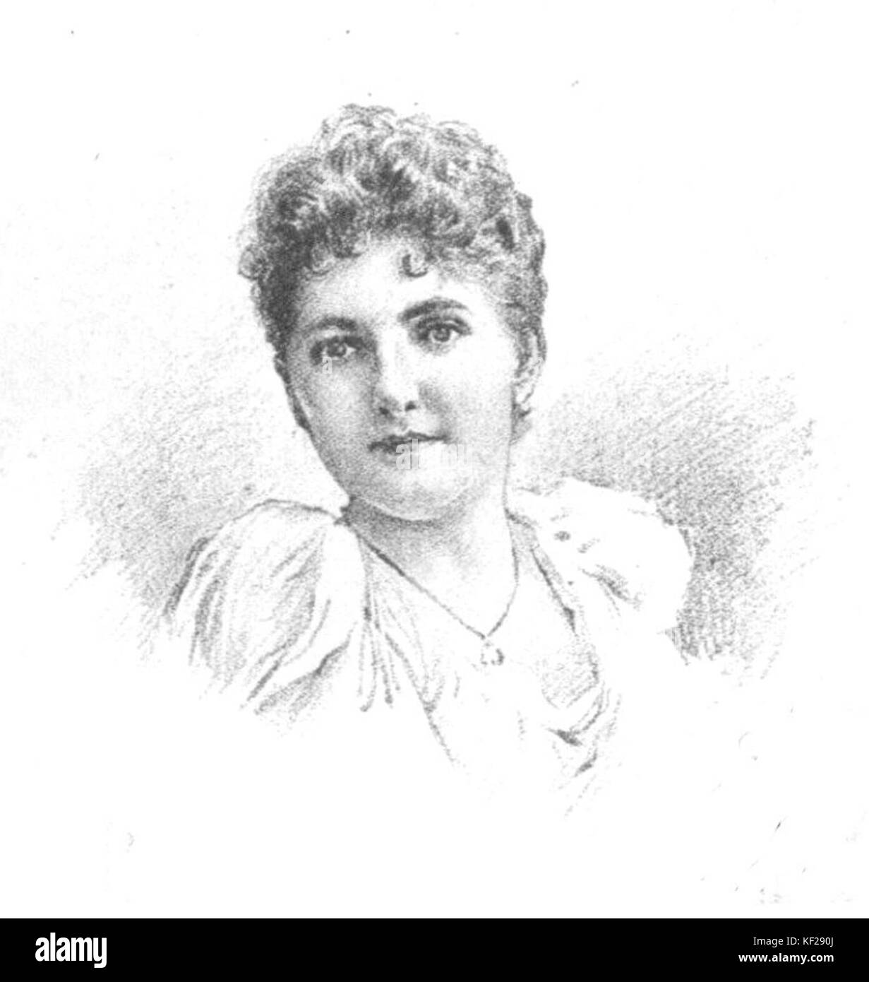 Hedwig Huebsch 1901 Stock Photo