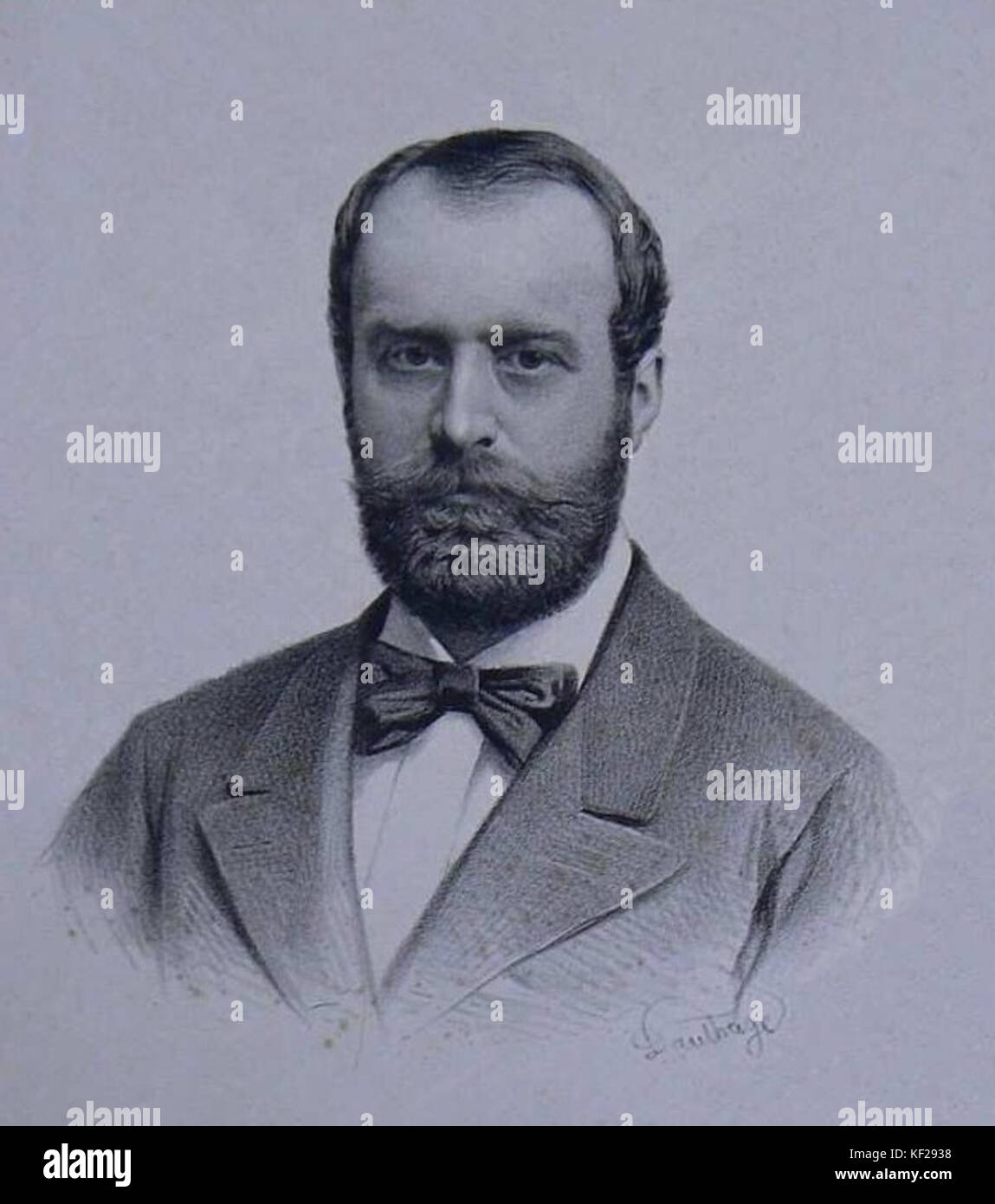 Ernst Olivier von Laudon (1832 1915) Stock Photo