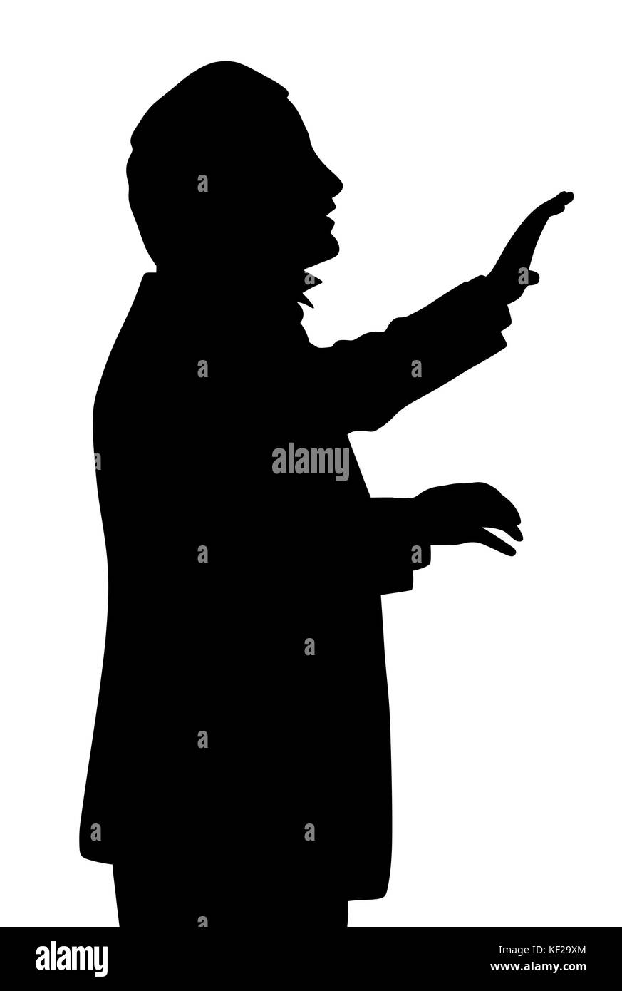 Conducting choir Stock Vector Images Alamy