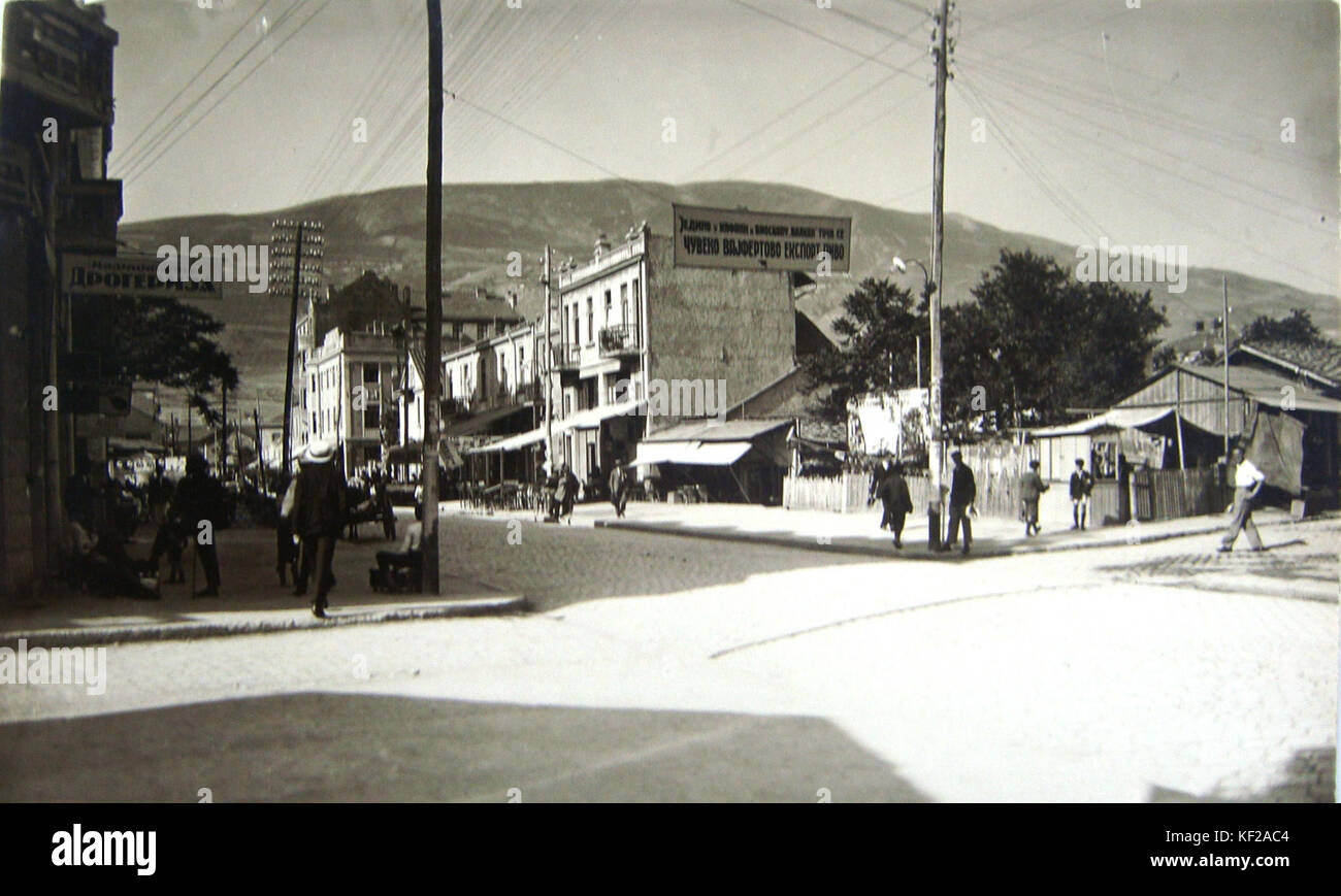 Historical image, Skopje Stock Photo - Alamy