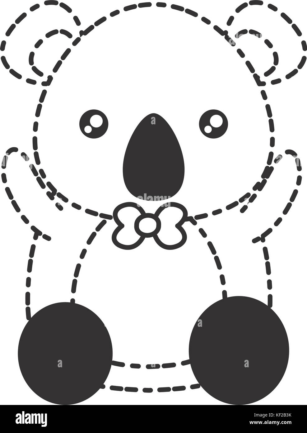 cute koala icon over white background vector illustration Stock Vector ...