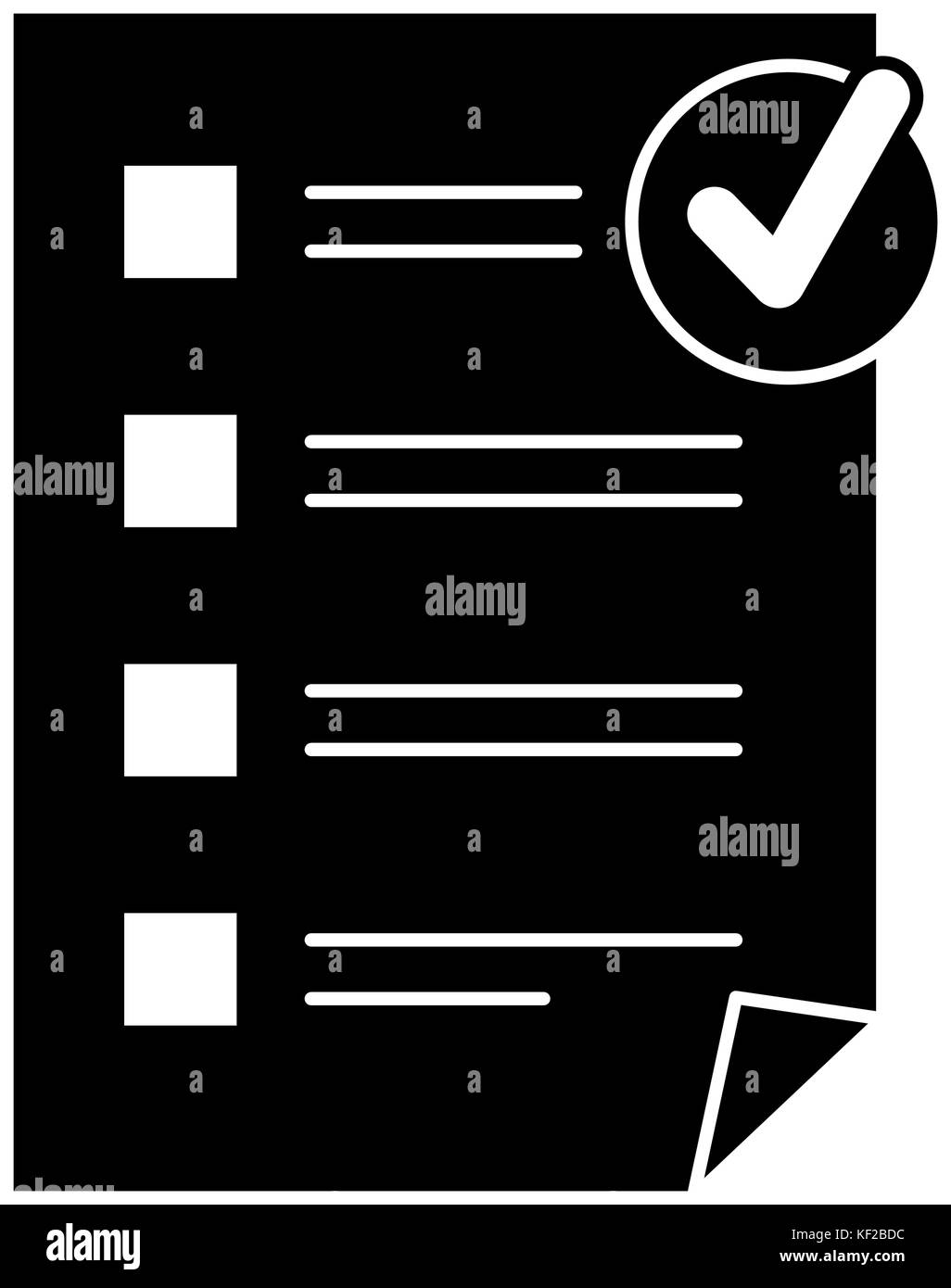 paper document checklist icon vector illustration design Stock Vector ...