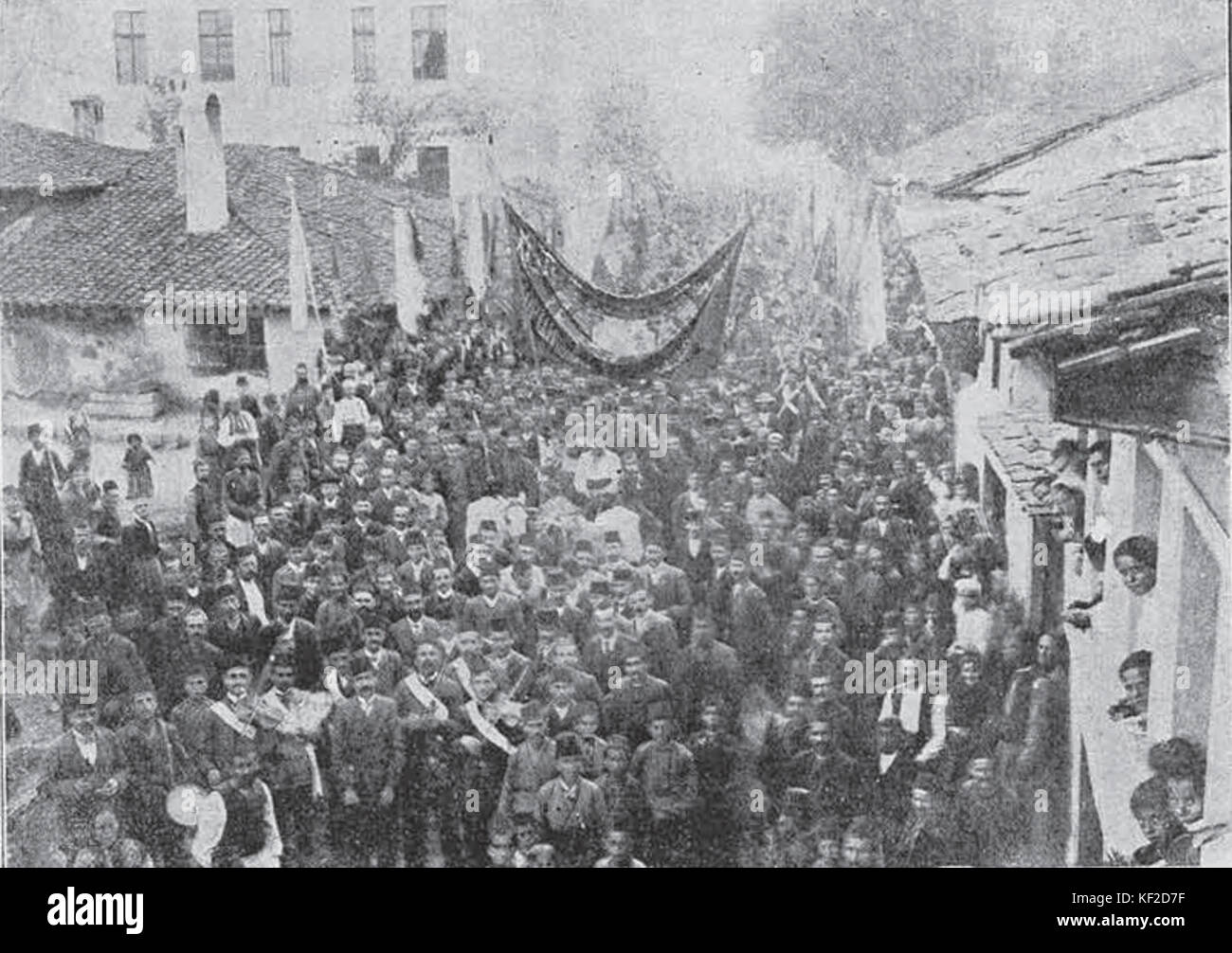 Young Turks revolution in Prilepe Stock Photo