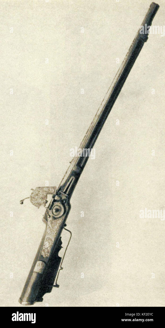 Wheel lock gun Stock Photo Alamy