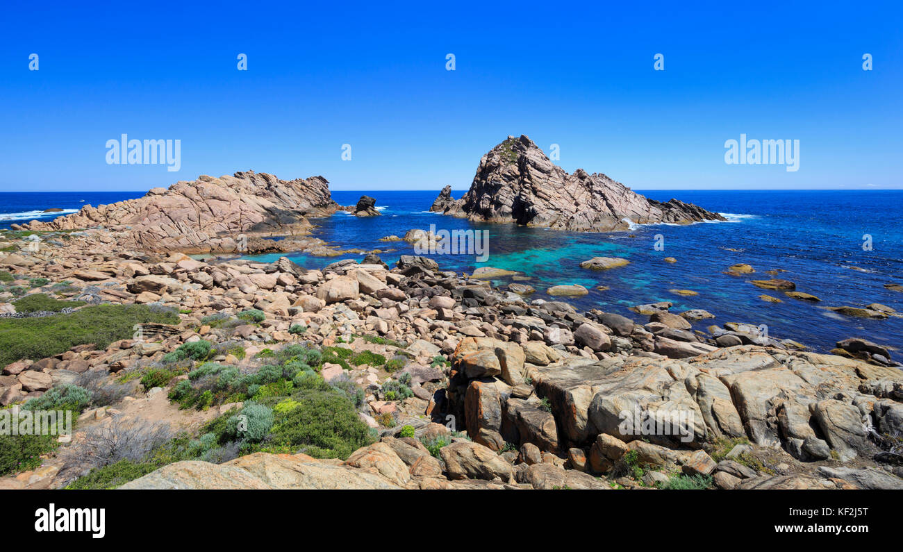 Sugarloaf Rock in Leeuwin Naturaliste National Park. Western Australia Stock Photo