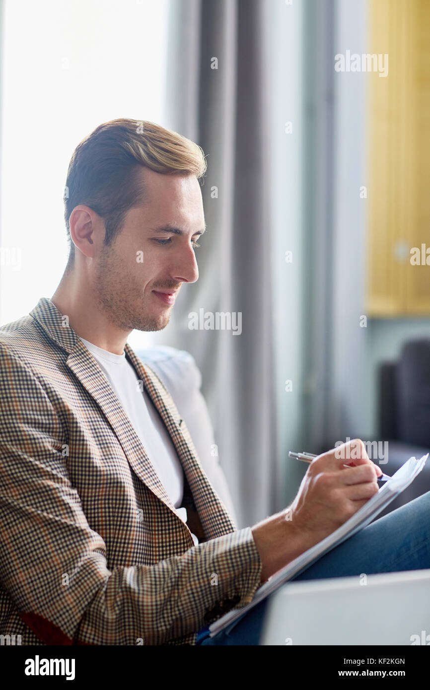 Working plan Stock Photo