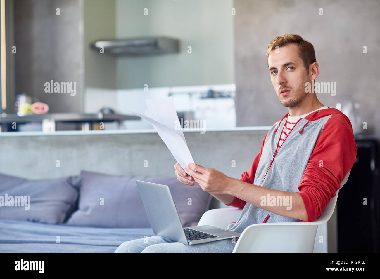 Home office manager Stock Photo Alamy