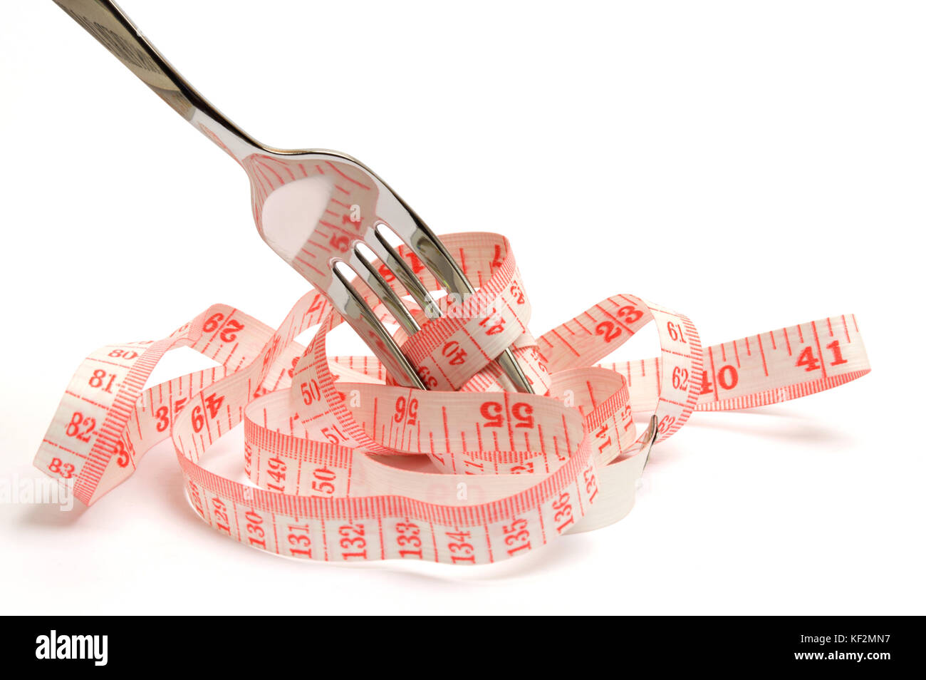 Diet concept. Losing weight and eat healthy Stock Photo